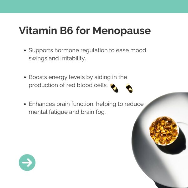 Feminapause™ - Fortified Menopause supplement with Vitamin B12 & B6 - Image 3