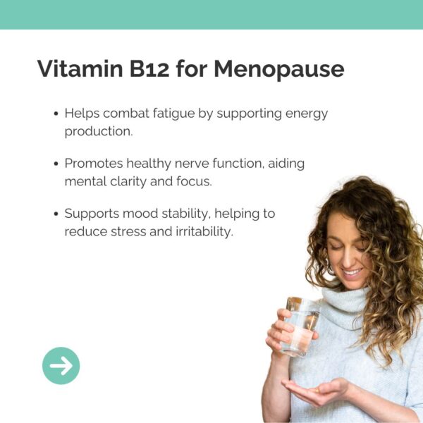 Feminapause™ - Fortified Menopause supplement with Vitamin B12 & B6 - Image 4